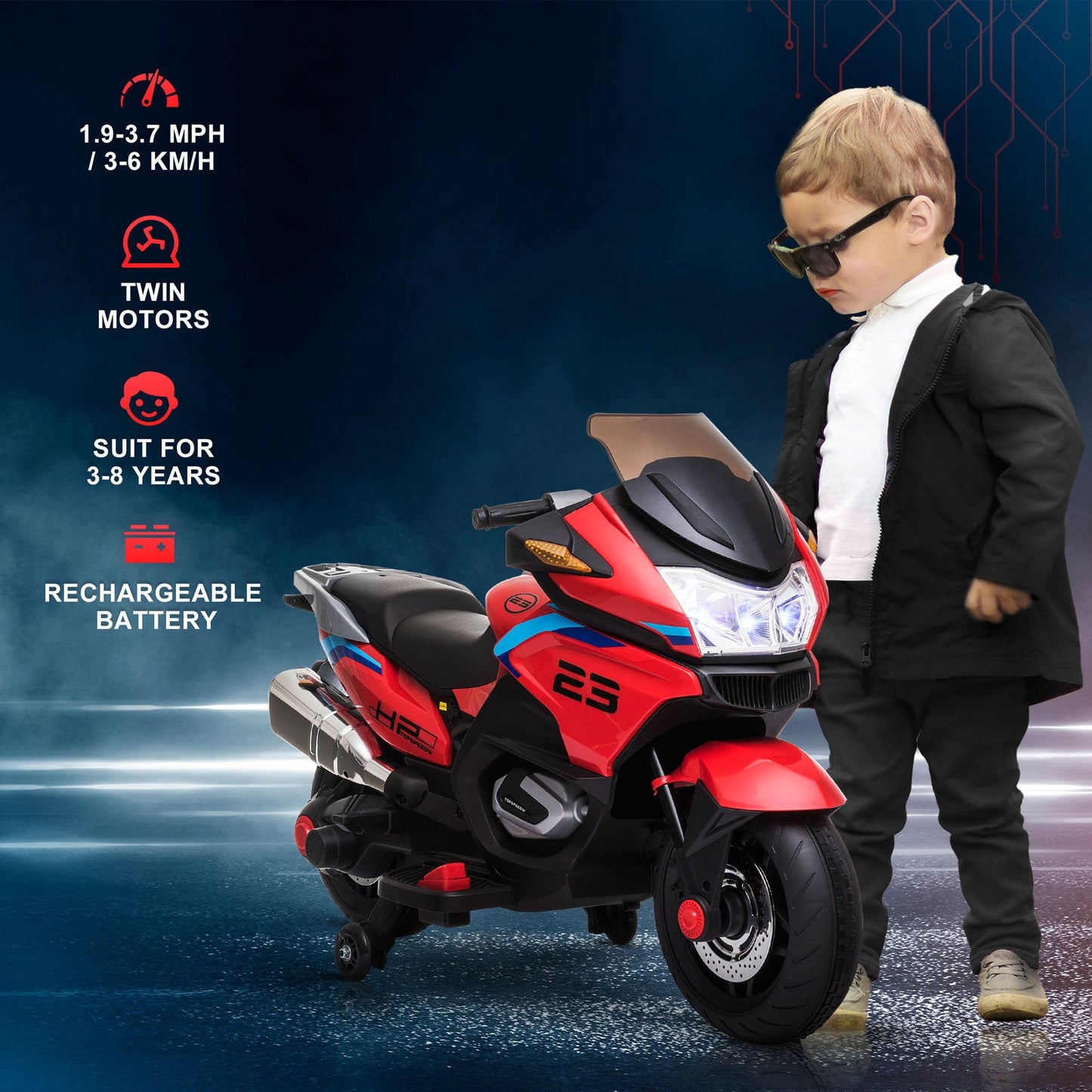 Magic Cars Electric Kids Motorcycle