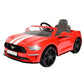 Magic Cars Electric Red Ford Mustang Ride On Car