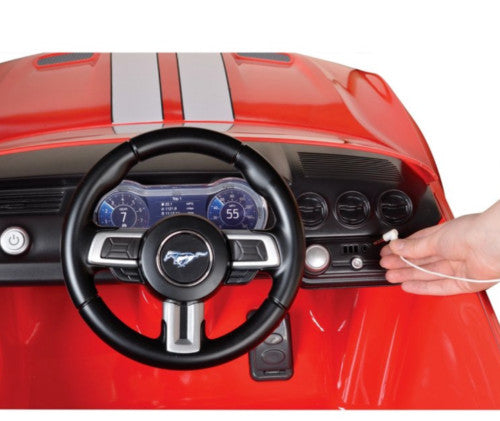 Magic Cars Electric Red Ford Mustang Ride On Car