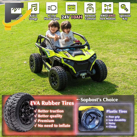 Magic Cars Kids 2 Seater Ride-On UTV