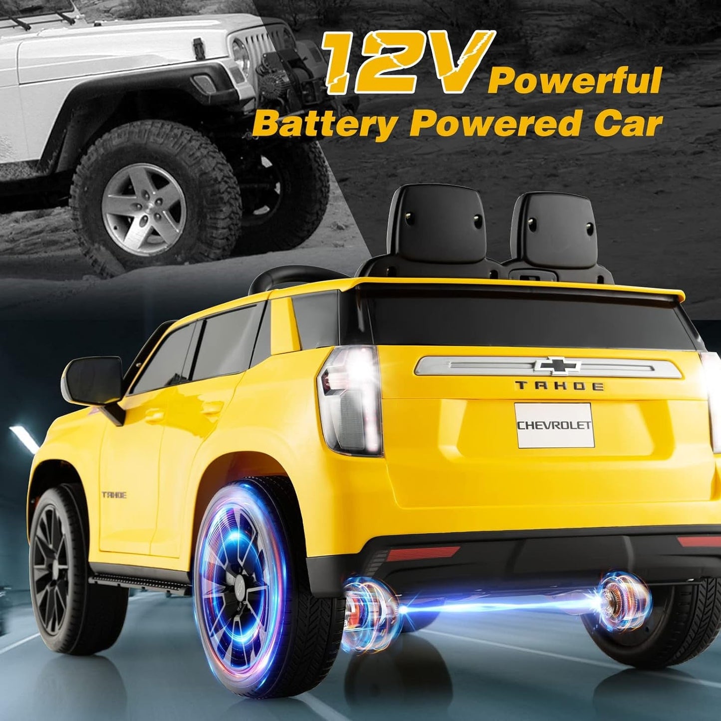 Magic Cars Kids Ride-On Chevrolet Tahoe Truck