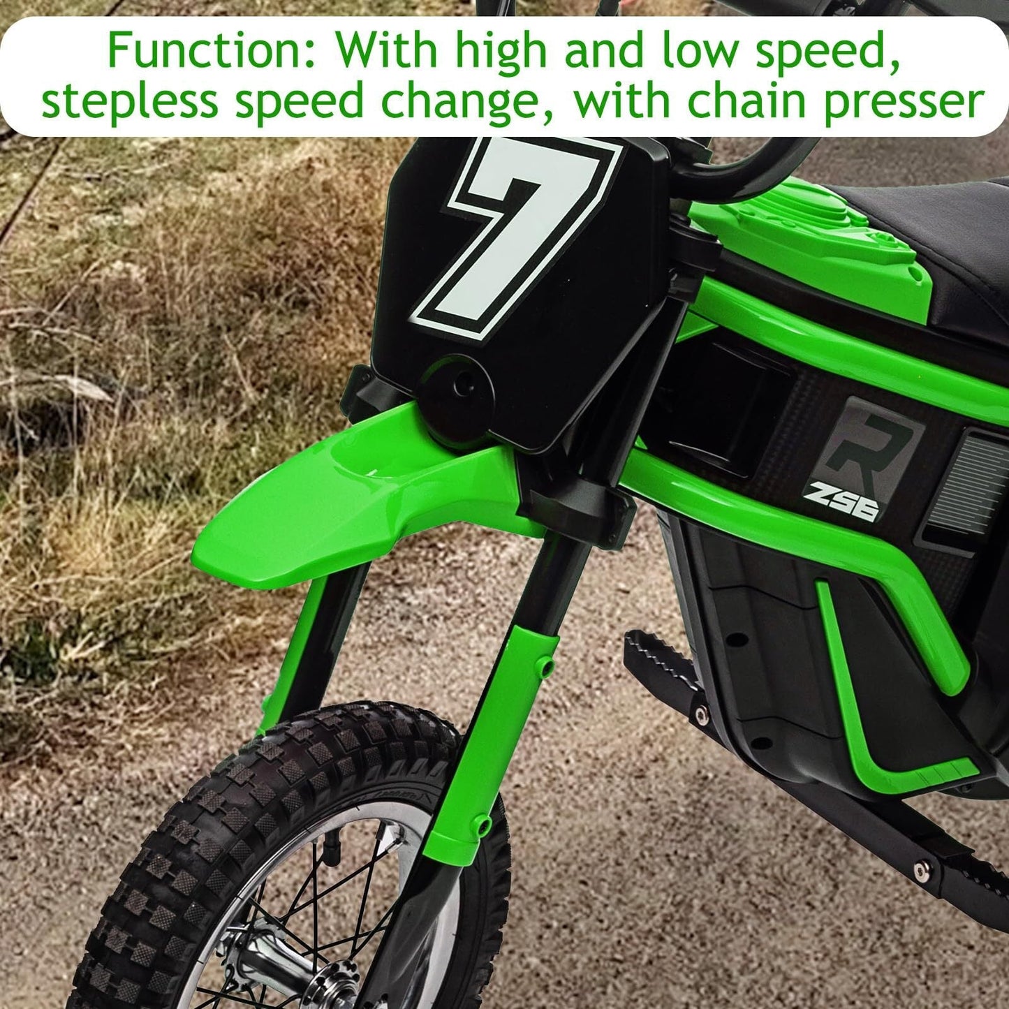 Magic Cars Ride-On Kids Dirt Bike Motocross Motorcycle