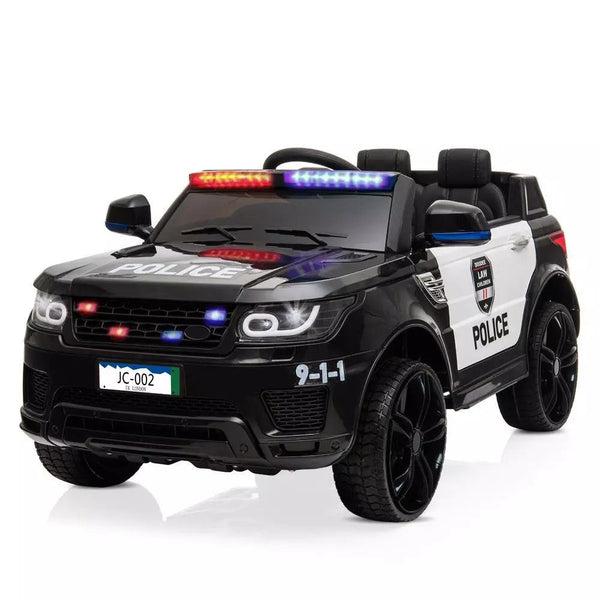Magic Cars Ride-On Toy Black Police SUV