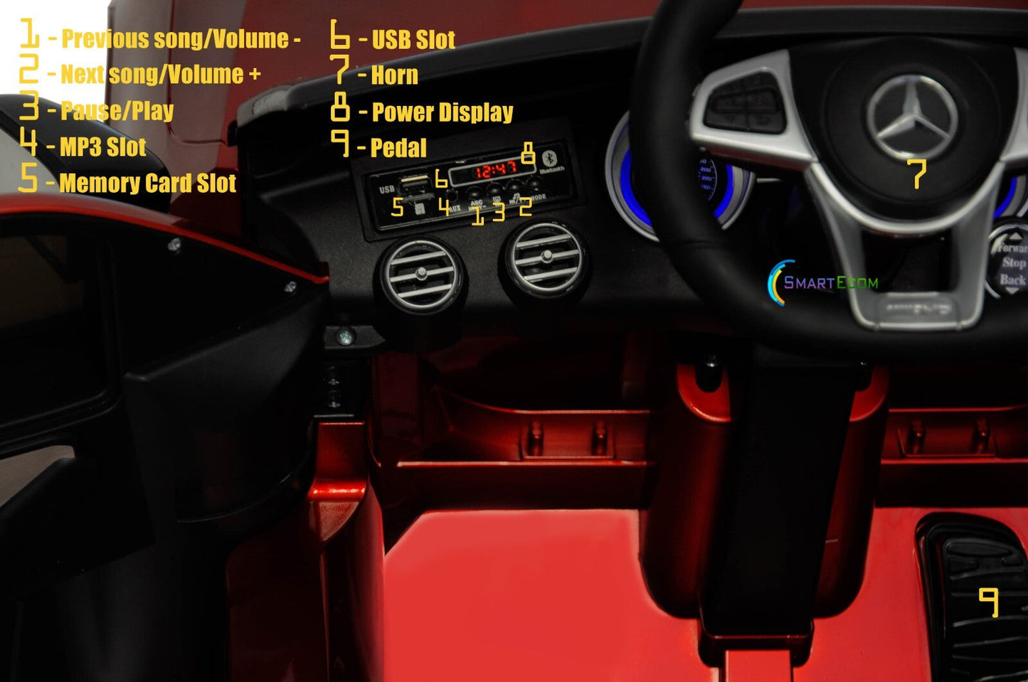 Magic Cars Mercedes Benz Ride-On Car