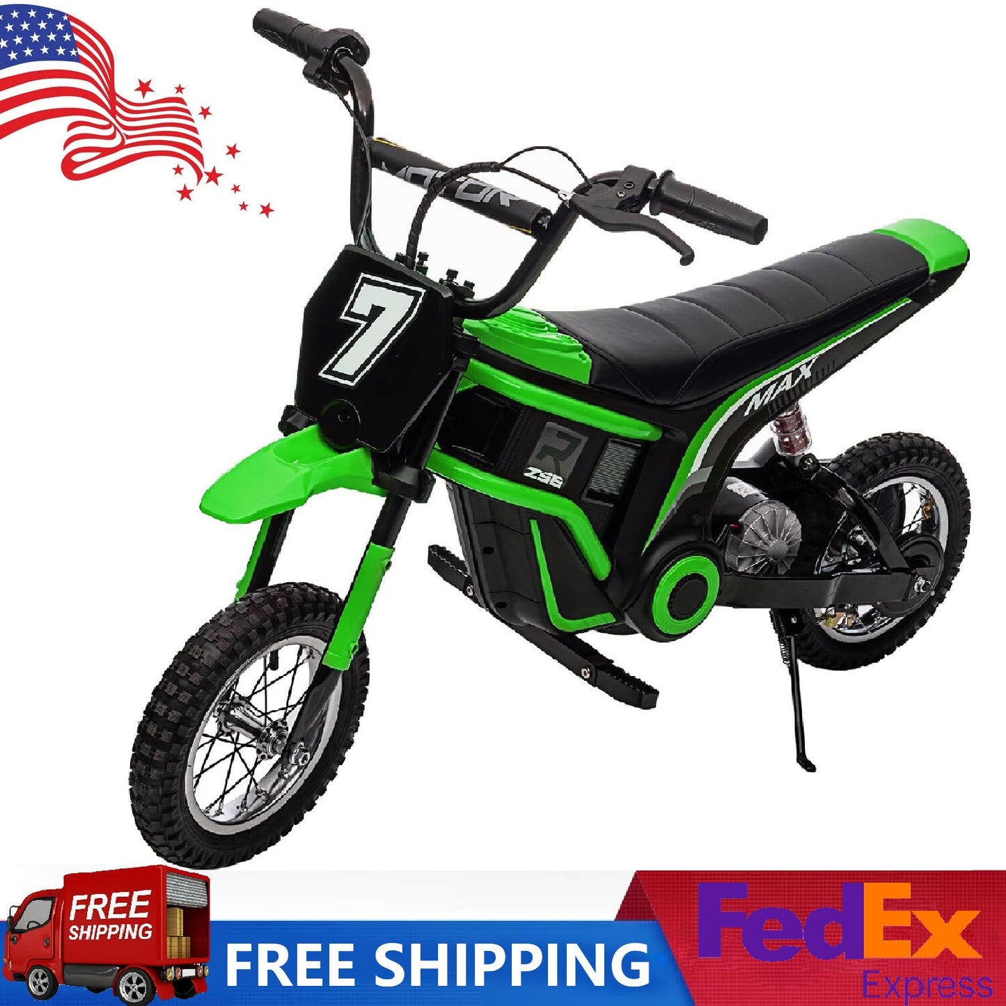 Magic Cars Ride-On Kids Dirt Bike Motocross Motorcycle