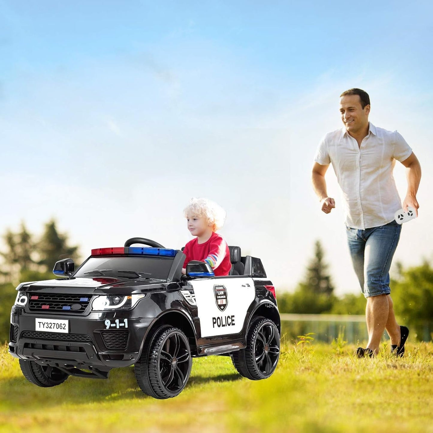 Magic Cars Ride-On Police Car