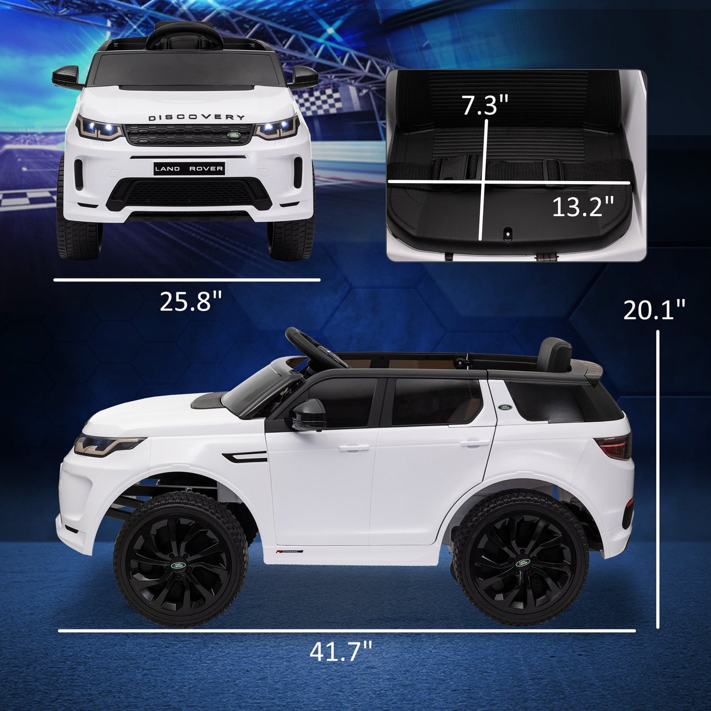 Magic Cars Electric Land Rover Discovery Ride On Car