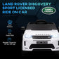 Magic Cars Electric Land Rover Discovery Ride On Car