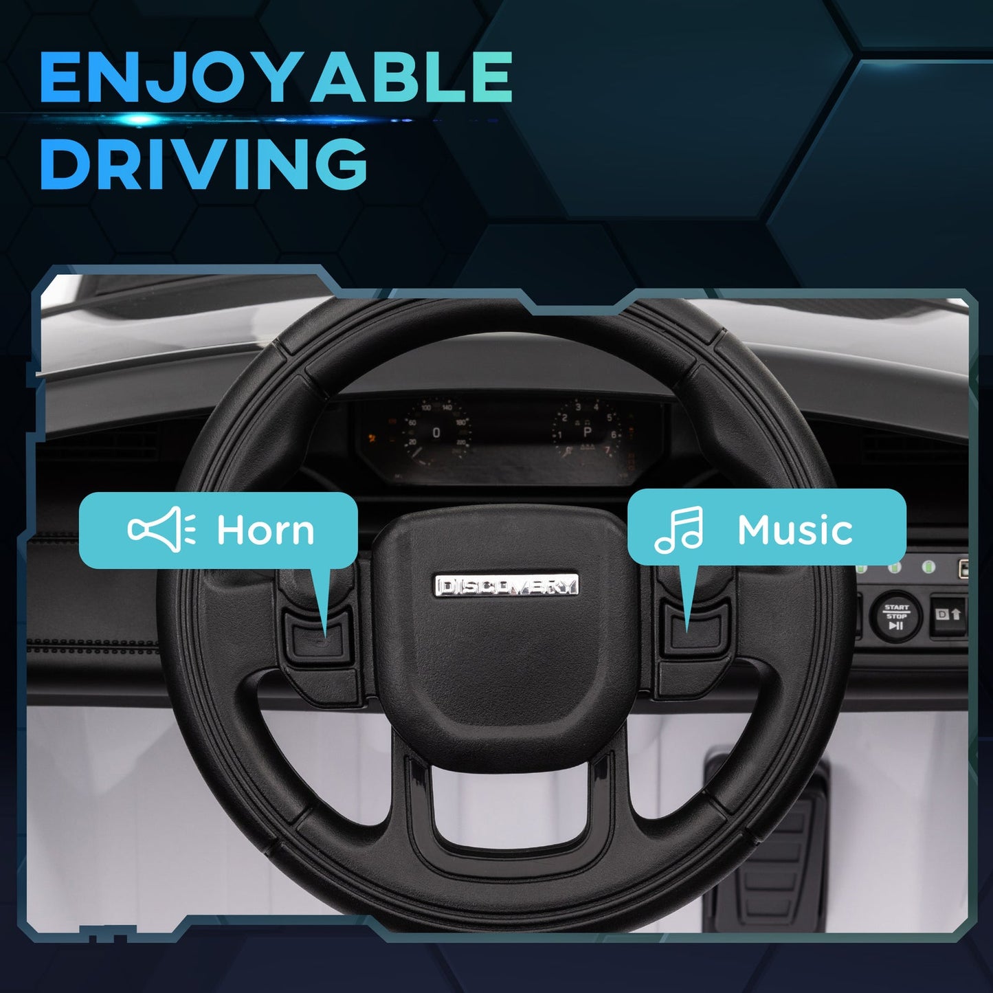 Magic Cars Electric Land Rover Discovery Ride On Car