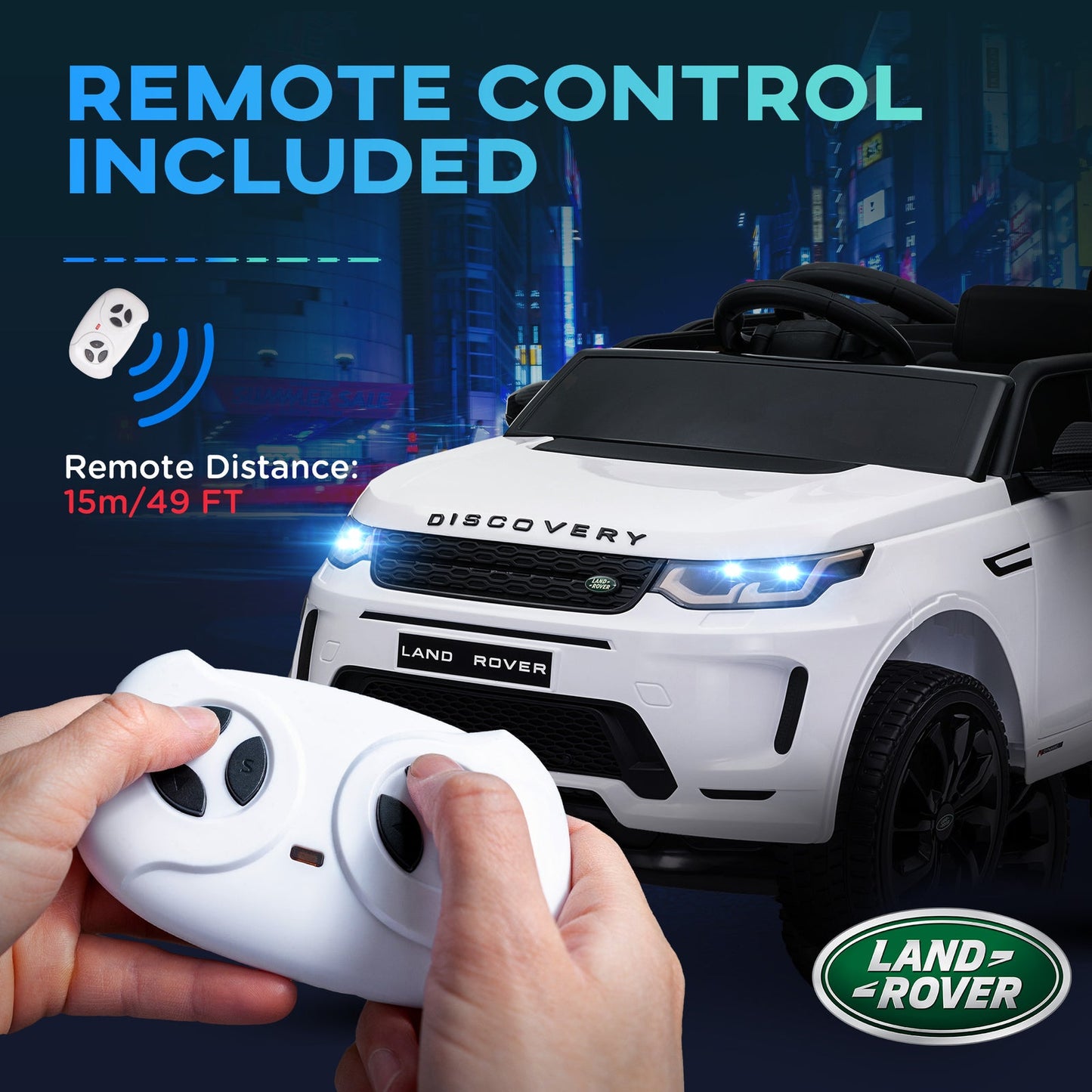 Magic Cars Electric Land Rover Discovery Ride On Car