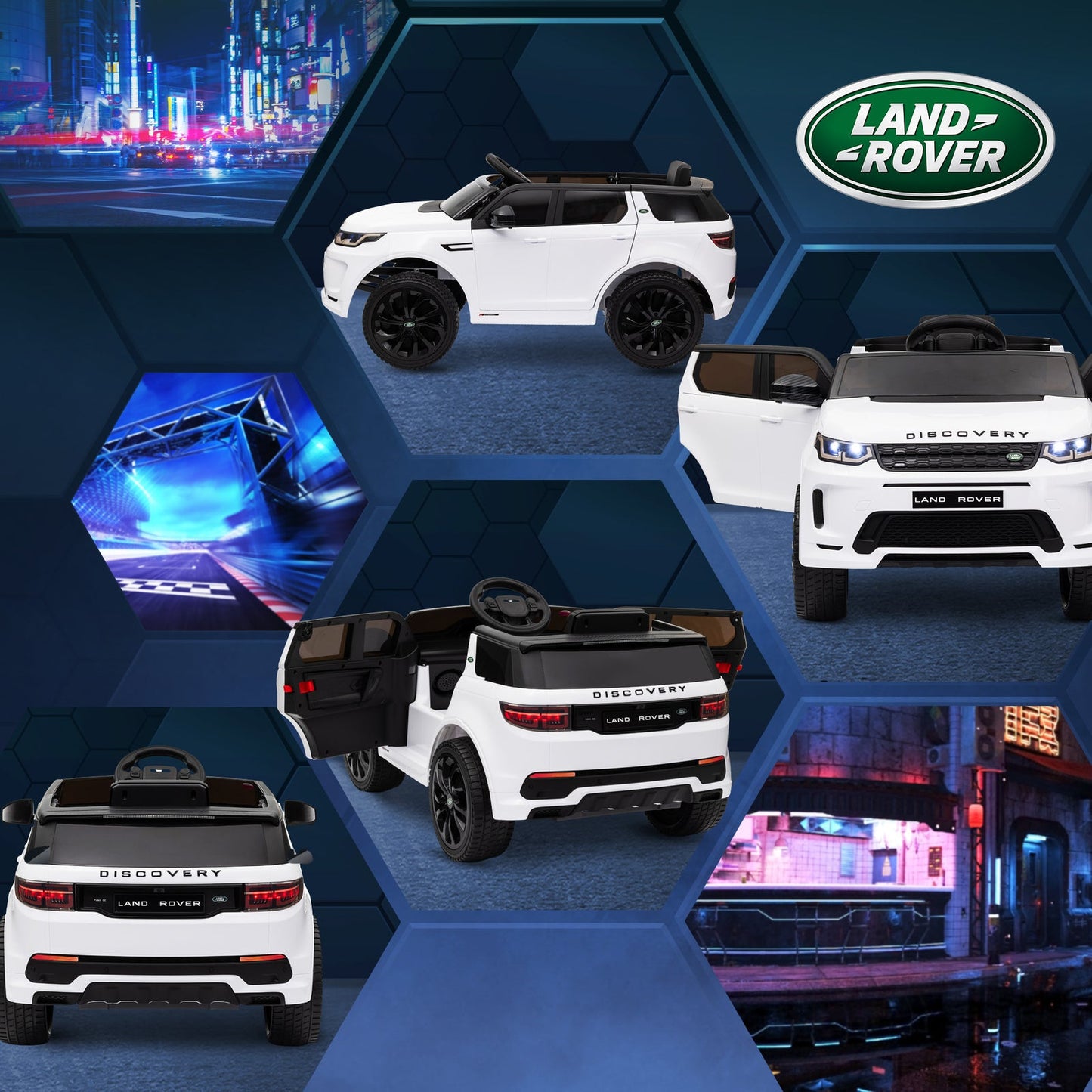 Magic Cars Electric Land Rover Discovery Ride On Car