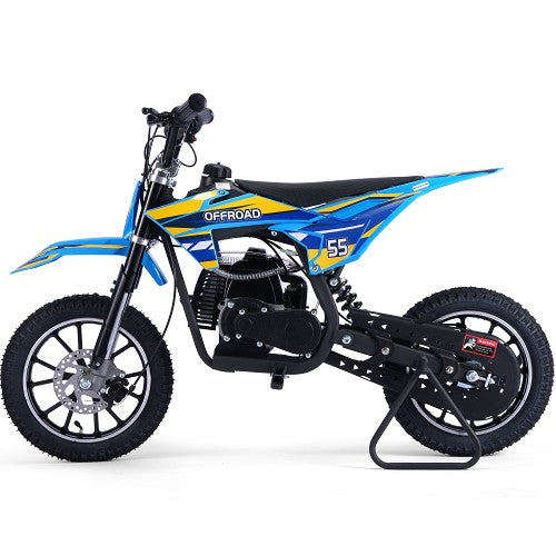 MotoTec Pioneer 2-Stroke Gas Dirt Bike