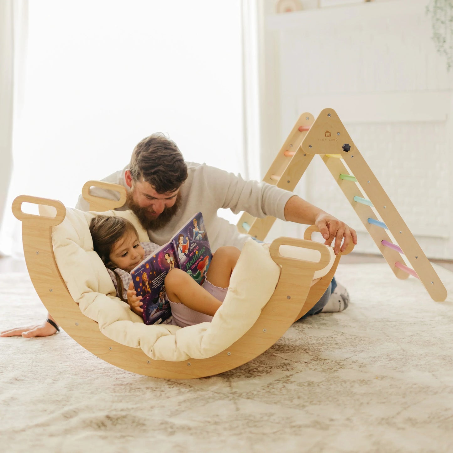 Tiny Land Rainbow Climbing Set