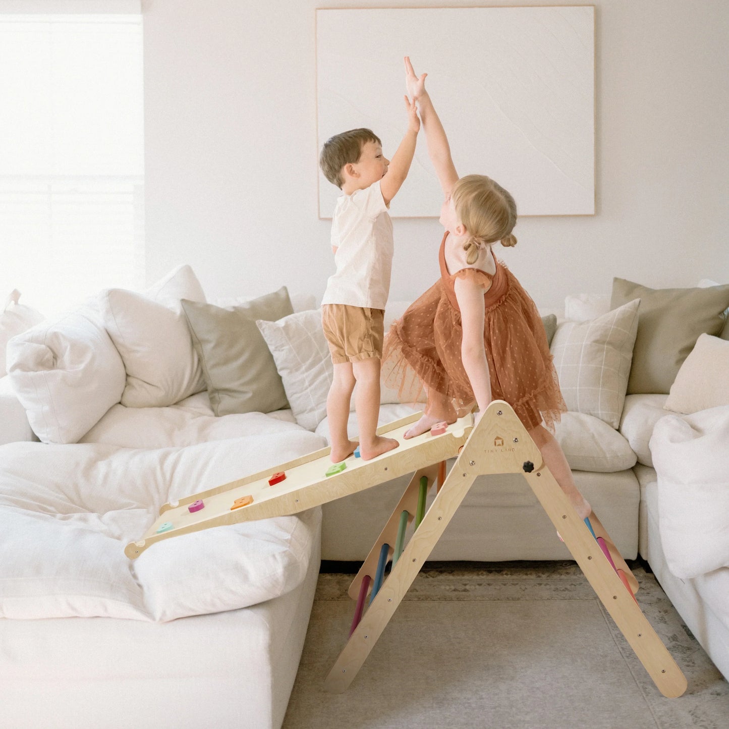 Tiny Land Rainbow Climbing Set