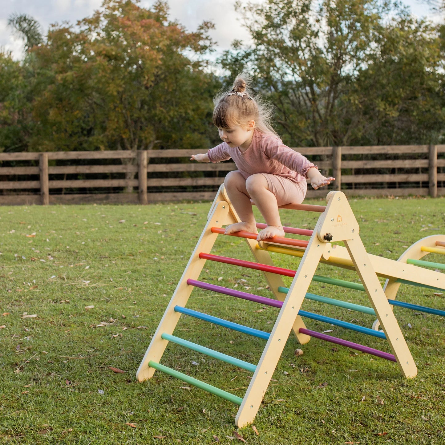 Tiny Land Rainbow Climbing Set