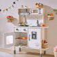 Tiny Land Interactive Play Kitchen With Sounds And Cookware