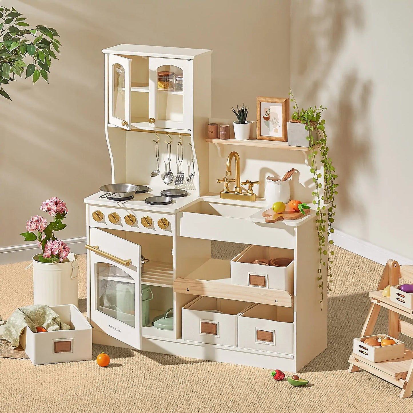 Tiny Land Montessori Organizer's Paradise Play Kitchen