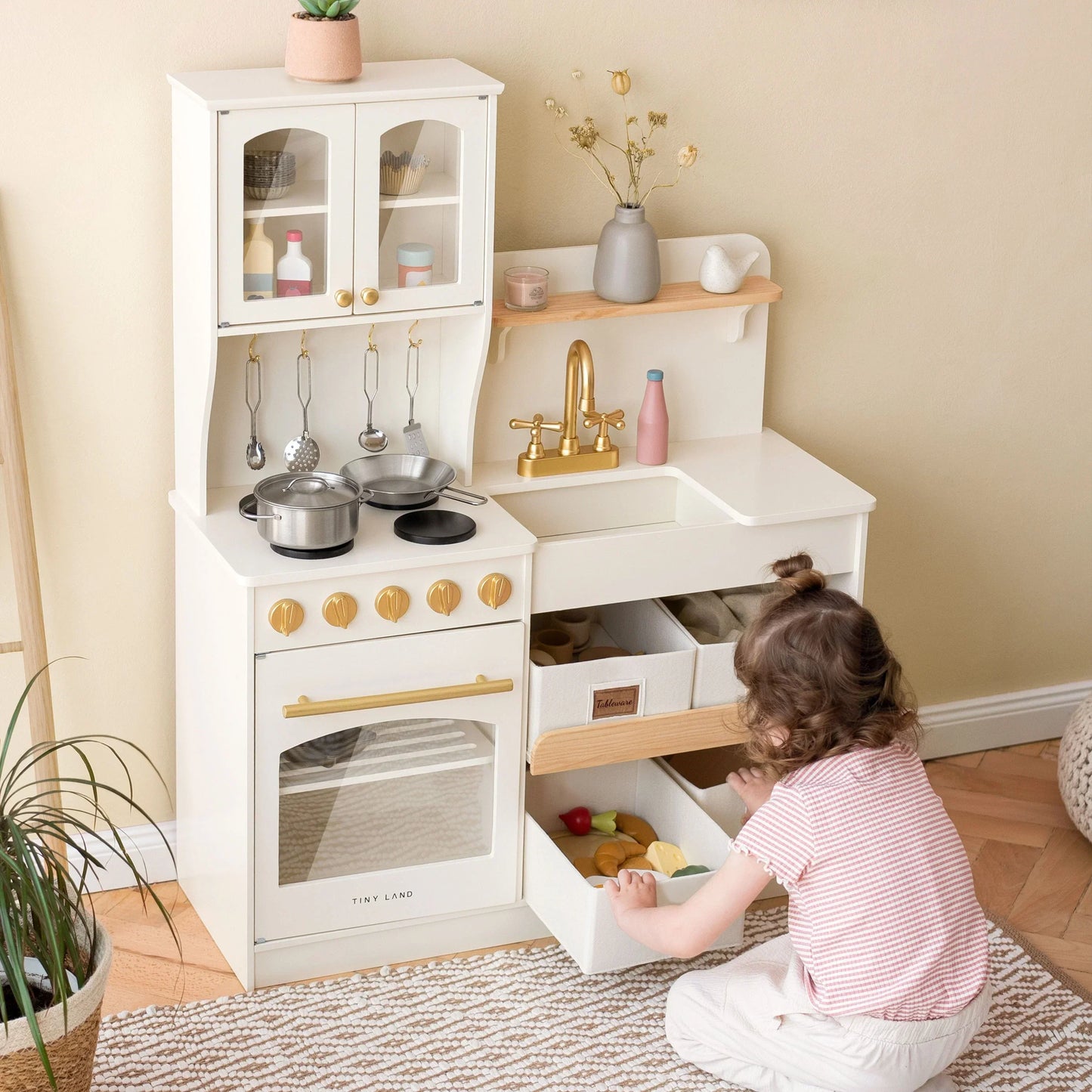 Tiny Land Montessori Organizer's Paradise Play Kitchen