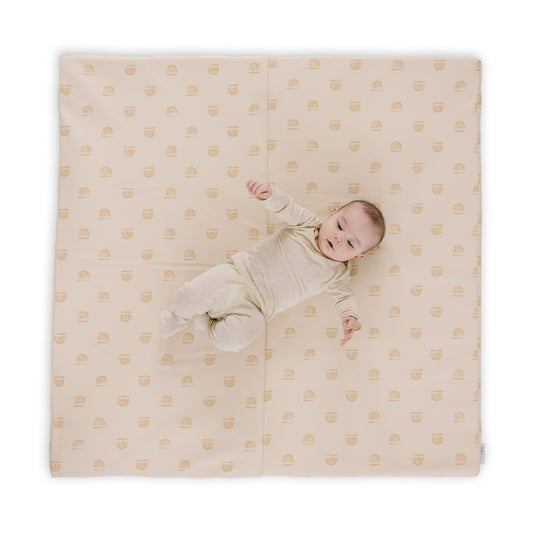 Toki Mats Rainbow Cream Vegan Leather Play Mat