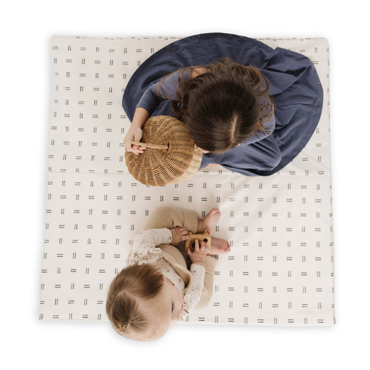 Toki Mats Mudcloth Vegan Leather Play Mat