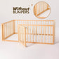 Goodevas Full Montessori Floor Bed Frame