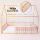Goodevas Montessori House Bed with Fence